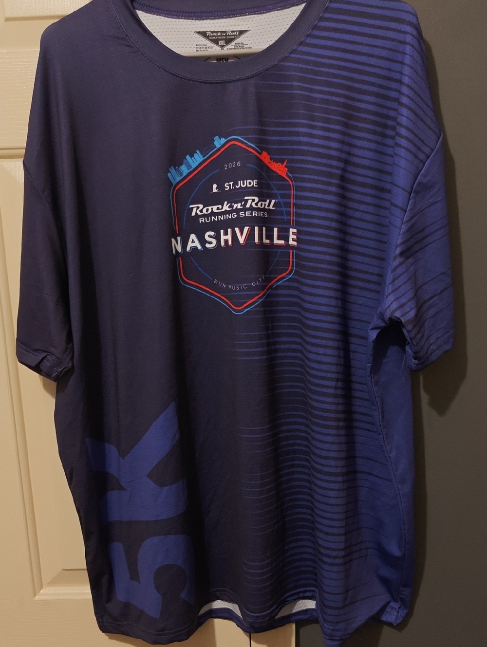 Nashville Race Short-Sleeve Performance Shirt - Purple